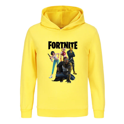 Felpa con cappuccio Fortnite per bambini, abbigliamento da principessa per bambine, abbigliamento moda per neonati, vestiti da maschietto, felpa primavera autunno, top per bambini 4403