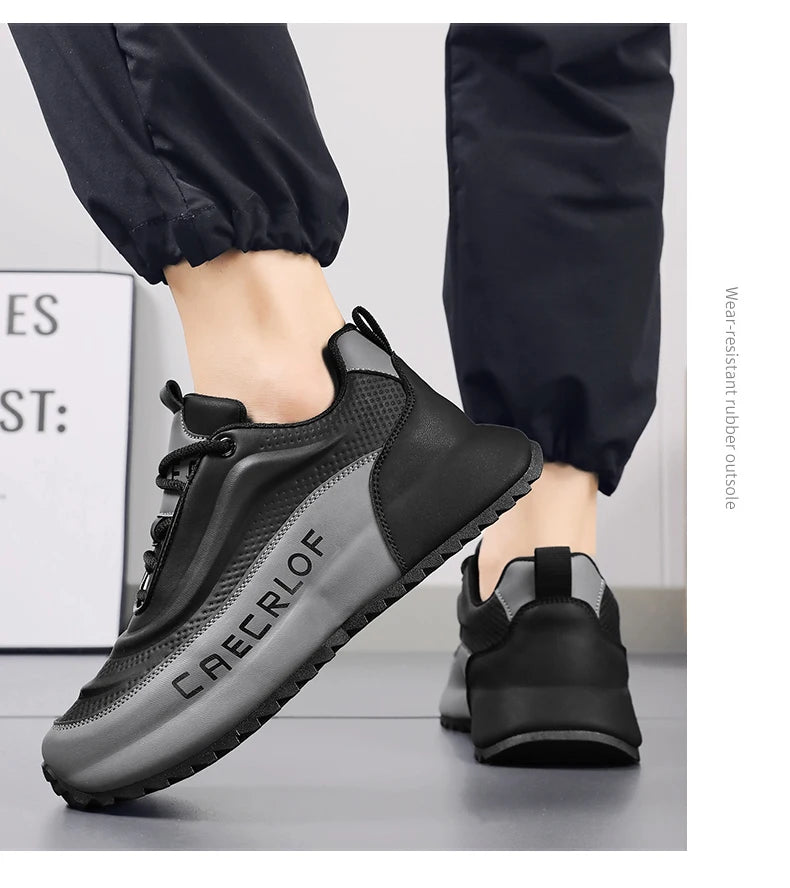 Brand protection 2026 new men's lightweight non-slip breathable wear-resistant running sports fashion versatile casual shoes
