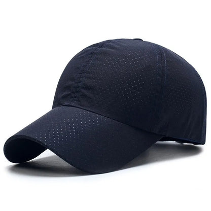 Casquette pour homme printemps-été, couleur unie, en maille ; casquette de baseball pour femme, automne, édition coréenne ; casquette anti-UV, en maille respirante, à visière