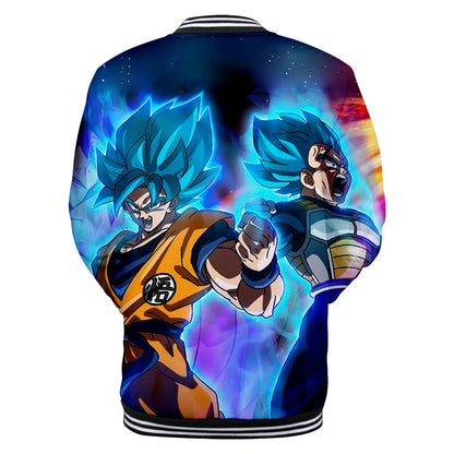 Dragon Ball Goku Kid Men Zipper Hoodie Cartoon Japan Style Anime Women Sweatshirt 2025 New Fashion Children Jackets Coat
