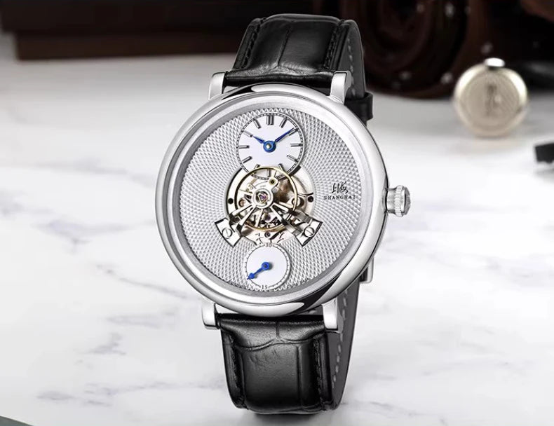 Shanghai Watch THE BUND Collection Men's Mechanical Watches Sky Dome Central Rotor Automatic Watch 43mm Case Sapphire Glass 820