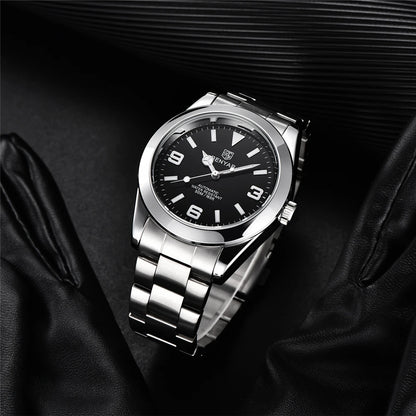 BENYAR 2025 Nuovo orologio meccanico automatico da uomo, stile business e sportivo di lusso, impermeabile 50M, orologio da uomo