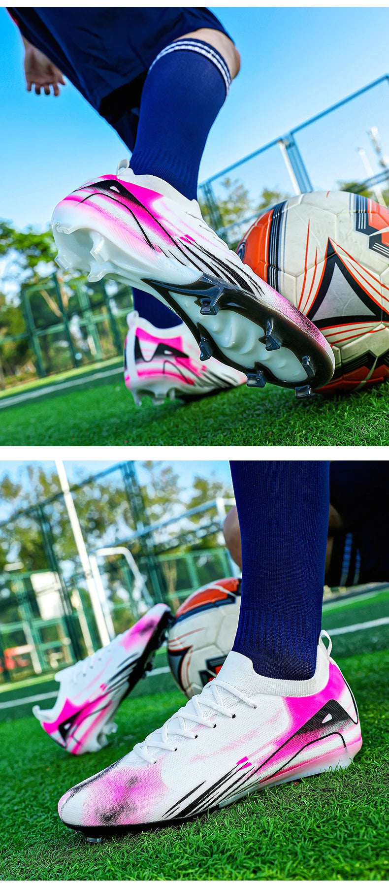 New Man Soccer Shoes Society Professional Grass Training Original Futsal Sneaker Cleats Indoor Non Slip Football Field Boots2025