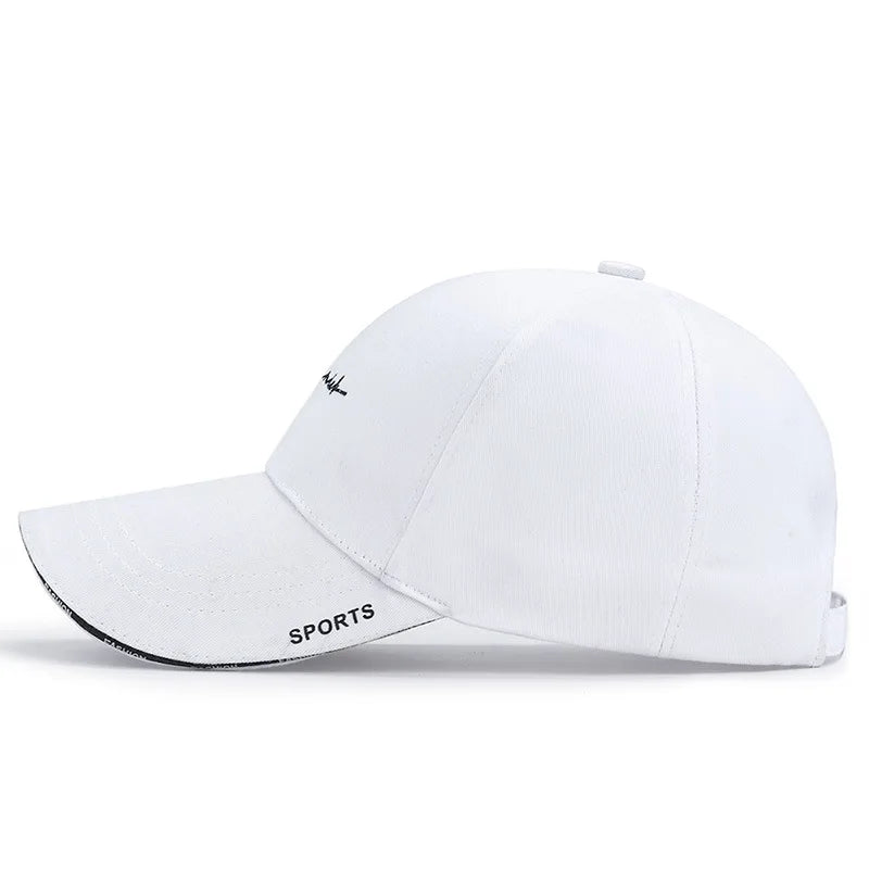 Men Women Embroidered Letter SunShade Breathable Baseball Cap Summer Outdoor Sport Sunscreen Curved Brim Adjustable Hat A31