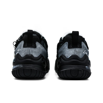 Nike Tech Hera Ink Blue Wanderer, Footprint Pioneer Low top Casual Shoes Unisex Black