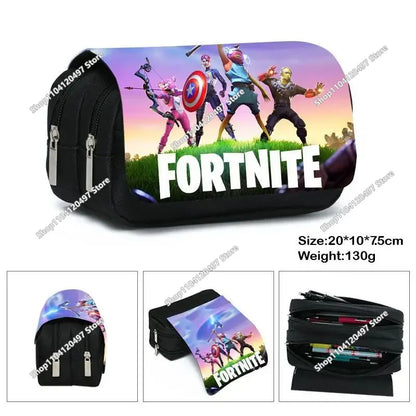 Carteras Fortnites para niños, monedero Anime Fortress Night, tarjetero de dibujos animados, bolso corto de cuero, cartera plegable de moda, regalo para niños