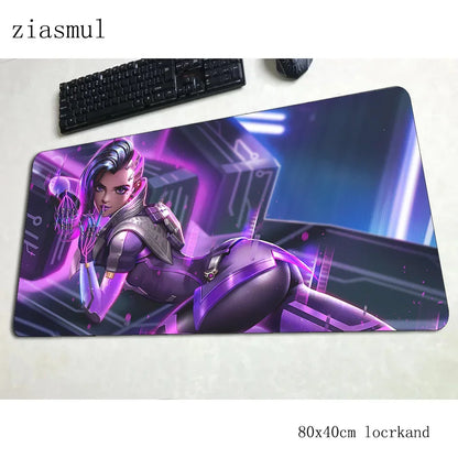 Tapete de rato Overwatch 800x400x3mm — bestseller, tapete gaming grande para rato e teclado, acessórios gaming para PC gamer