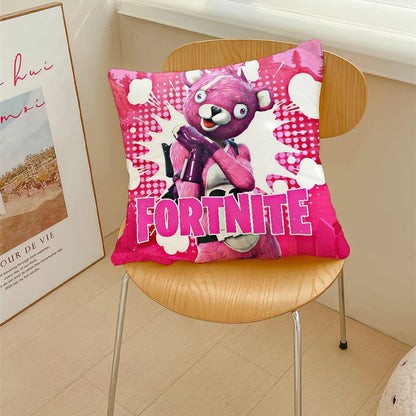 Fronha / Capa de Almofada Game F-Fortnite — Decoração para Quarto, Casa, Sofá, Sala, Escritório e Carro — Simplicidade Nórdica