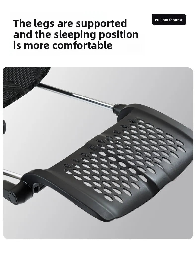 Silla ergonómica minimalista portátil con reposabrazos 10D, silla para ordenador, silla de oficina, silla de estudio, silla gaming, resistente a la gravedad y duradera